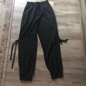 Cute and comfy black Bebe pants. Never been worn!